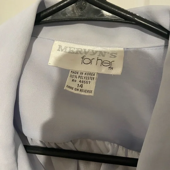 ♻️5/$8 Recycled Mervyns for her light blue blouse - Picture 3 of 3